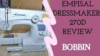 Winding your bobbin  Empisal Dressmaker 270D review 2 [upl. by Hanleigh575]