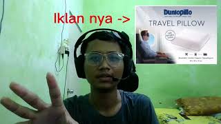 Dunlopillo Travel Latex Pillows  Bantal  Unboxing and Review [upl. by Vharat]