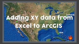 Adding XY Data to ArcGIS [upl. by Sirak]