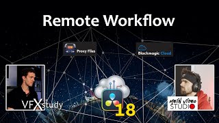 Full Remote Collaboration Workflow with DaVinci Resolve 18 [upl. by Milford]