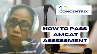 HOW TO PASS THE AMCAT ASSESSMENT CONCENTRIX APPLICATION SAMPLE TEST QUESTIONS [upl. by Walburga]