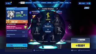 Fortnite battle royale new glow skin plus perfect timing with the built in emote [upl. by Hgielar]