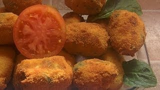 Croquetas de pollo y espinacas [upl. by Saxet]