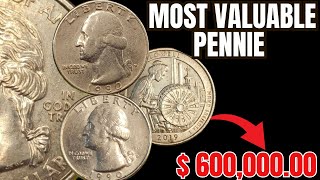 quotTop 5 Most Valuable Pennies US Worth Millions You Have These [upl. by Prichard818]