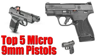 Top 5 Micro 9mm Pistols [upl. by Koslo]