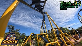 Montu 4K POV  Busch Gardens Tampa [upl. by Atiuqad]