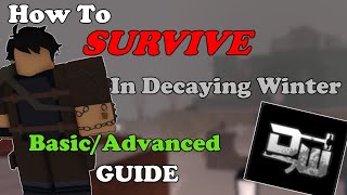 How TO SURVIVE In DECAYING WINTER BasicAdvanced GUIDE [upl. by Stearne967]