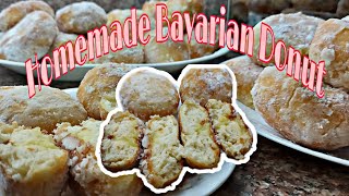 Homemade Bavarian Donut easy recipe  Biglaang Meryenda  TMTCvids [upl. by Garald]