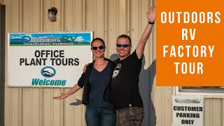 Outdoors RV Factory Tour Part 1 How 4 Season Travel Trailers are made [upl. by Hewet]