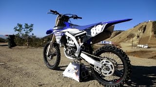 First Ride 2017 Yamaha YZ250F Motocross Action Magazine [upl. by Kirstin]