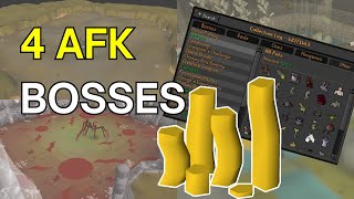 4 Easy Bosses to AFK for Profit or Pets in OSRS [upl. by Bidle]