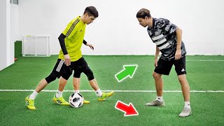 3 Creative Football Skills for Kids  New Ways to EASILY BEAT a Defender  Football Soccer Tutorial [upl. by Leod]