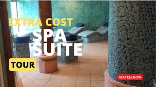 Royal Caribbeans Brilliance of the Seas Thermal Suite Spa Tour [upl. by Martres]