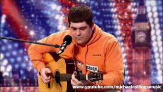 Michael Collings sings quotFast Carquot by Tracy Chapman First Audition Britains Got Talent 2011 HD [upl. by Anayk]