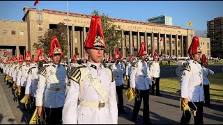 Escuela Militar  INGRESO al Patio de Honor Ceremonia quotEgreso 2023quot 4KHD [upl. by Lajib]