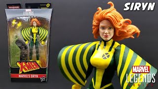 Marvel Legends Siryn XMen Bonebreaker BAF Wave Action Figure Review [upl. by Sturdivant]