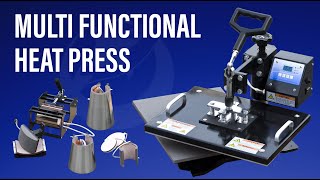 8in1 Multi Functional Heat Press Machine User Guide  Photo USA [upl. by Oleg610]