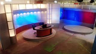 Broadcast News Studio TV Set Design tvsetdesigns com [upl. by Neersan]