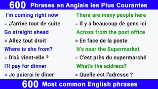 600 Phrases en Anglais les Plus Courantes ► 600 Most common English Phrases [upl. by Ydnew]