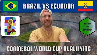 Brazil vs Ecuador Prediction  CONMEBOL World Cup Qualifying Sept 6 [upl. by Espy422]