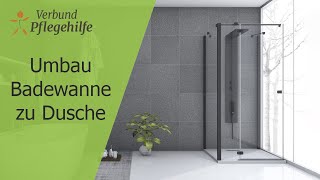 Meine Badewanne zur ebenerdigen Dusche umbauen  So klappt der Umbau schnell und günstig [upl. by Millisent75]