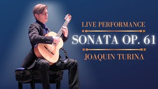 LIVE Sonata Op 61 by Joaquin Turina  Brandon Acker [upl. by Eizeerb]