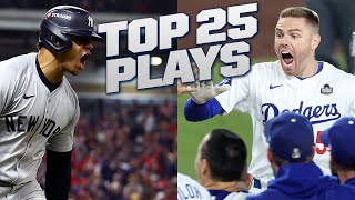 TOP 25 Plays of the Postseason Ft Freddie Shohei Judge Soto Stanton Alonso AND MORE [upl. by Portie]