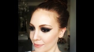 Siyah Bugulu Goz Makyaji  Black Smokey Eye Makeup Tutorial   Aslı Özdel [upl. by Aselehc]