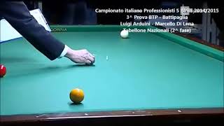 Biliardo  Campionato italiano Professionisti 5 Birilli  16 edizione 20142015  parte 3 [upl. by Mode]