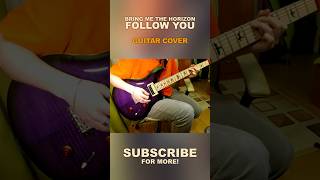 Bring Me The Horizon  Follow You  guitar cover shorts [upl. by Cirri]