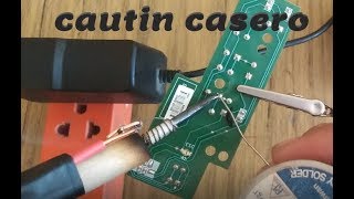 como hacer cautin soldador casero de 5V [upl. by Ydiarf]