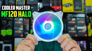 Cooler Master MasterFan MF120 Halo aRGB Fans Review  Airflow Noise Test amp RGB [upl. by Osbourne]