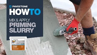 How To Apply Priming Slurry  Porcelain Paving [upl. by Hazmah178]