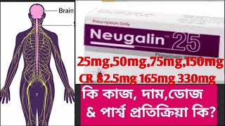 Neugalin capsule XR tab review। নিউগালিন ক্যাপসুল  ট্যাবলেট এর কাজ কি । pregabalin details [upl. by Thomasin]