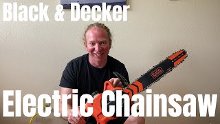 Black amp Decker 40V MAX Cordless 12 in Chainsaw  LCS1240 [upl. by Maudie966]