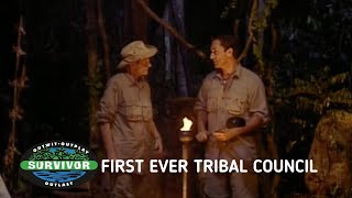 Survivor Borneo First Ever Tribal Council [upl. by Libbi]