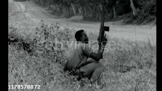 NigeriaBiafra War  Road to Umuahia  British TV Reporter Peter Sissons Shot amp injured  Oct 1968 [upl. by Suirad]