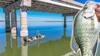 Fishing Under Bridges for Winter Crappie [upl. by Dzoba]