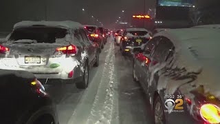 TriStates First Snowstorm Slams Area At Height Of Evening Rush [upl. by Adnerad535]