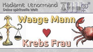 Waage Mann amp Krebs Frau Liebe und Partnerschaft [upl. by Iliak]