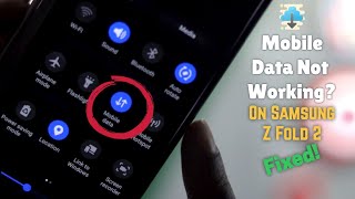 How To Fix Mobile Data Not Working On Samsung Galaxy Z Fold 2 5G [upl. by Nylkoorb138]