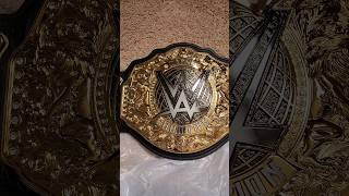 World Heavyweight Championship Commemorative Title Belt Unboxing from WWE shop wwe [upl. by Airrej]