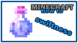 How to Make a Potion of Swiftness  Easy Minecraft Potions Guide [upl. by Tesil]