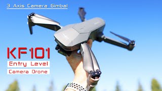 The KF101 Entry Level Camera Drone Looks like an expensive Mavic Drone  Review [upl. by Artemla195]