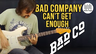 Bad Company Cant Get Enough  Guitar Lesson  EASY How To Play [upl. by Malva174]