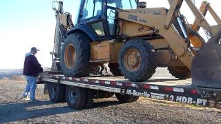 Loading the Backhoe [upl. by Ocnarfnaig]