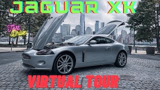 2007 Jaguar XK coupe Virtual tour  A future classic car [upl. by Adiuqal]