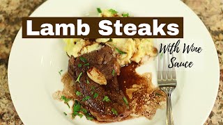 Lamb Steaks With Garlic Mashed Potatoes  Rockin Robin Cooks [upl. by Gardy]