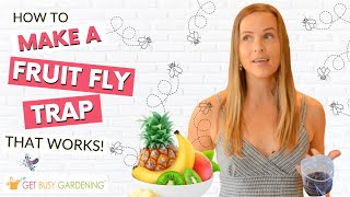 How To Make a DIY Fruit Fly Trap That Really Works [upl. by Cypro]