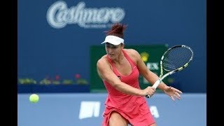 Top WTA Womens Doubles Tennis Match Canada Player Gabriela Dabrowski Wimbledon Championships 2018 [upl. by Bueschel]